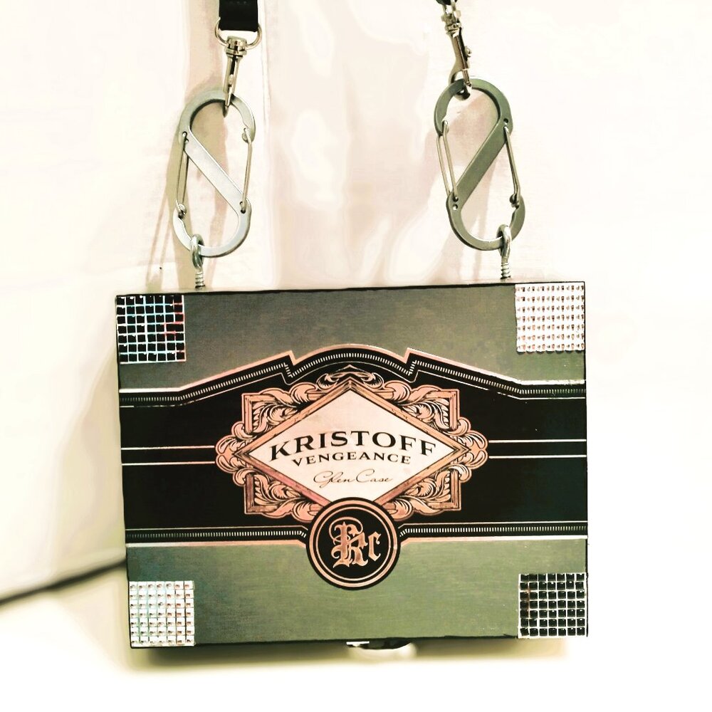 Suenos de Saundra Upcycled Collection, EXTREMELY RARE KRISTOFF Cigar Box, Purse